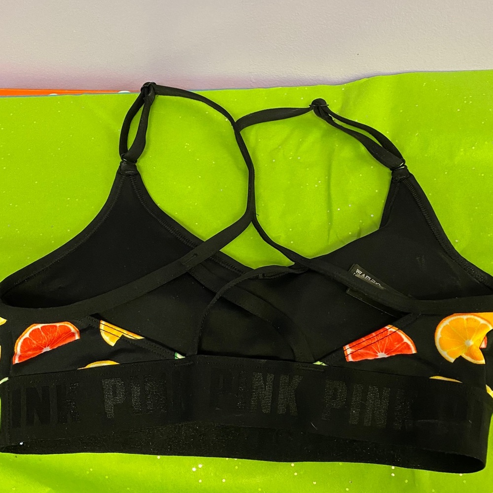 PINK Citrus Fruity Fun Sports Bra 🍊 - Picture 8 of 10